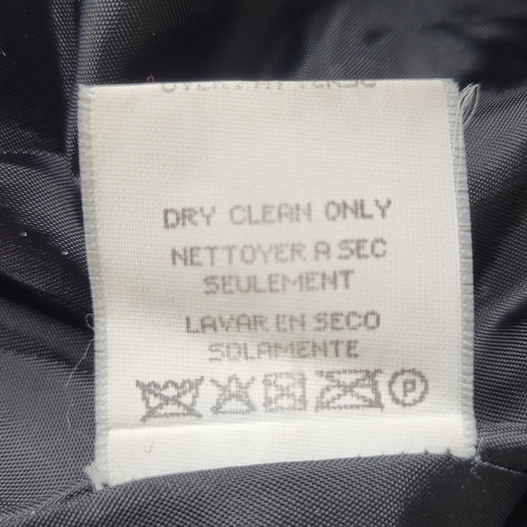 Leslie Fay Blazer Women Size 12 Blue Purple Black Check Pockets Long Wool Blend - Picture 6 of 10